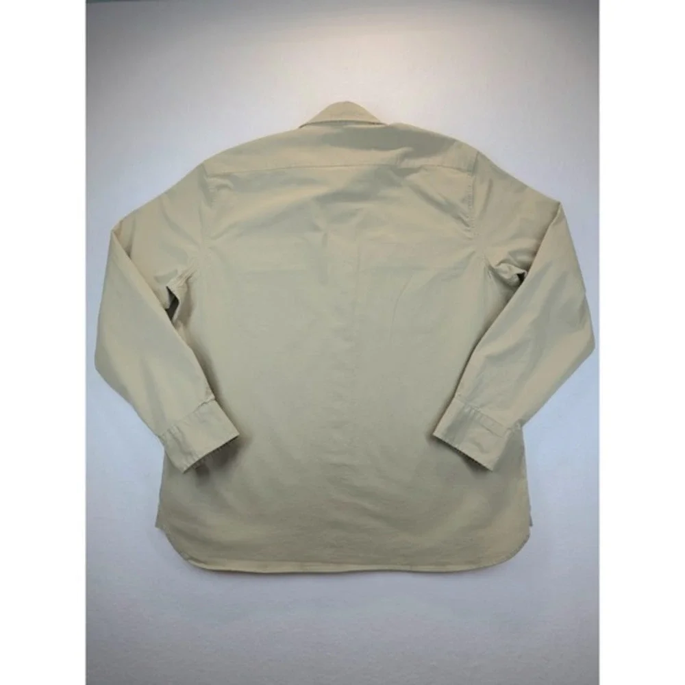 Banana‎ Republic Men's XL Khaki Utility Shirt Long Sleeve Cotton Stretch FA21